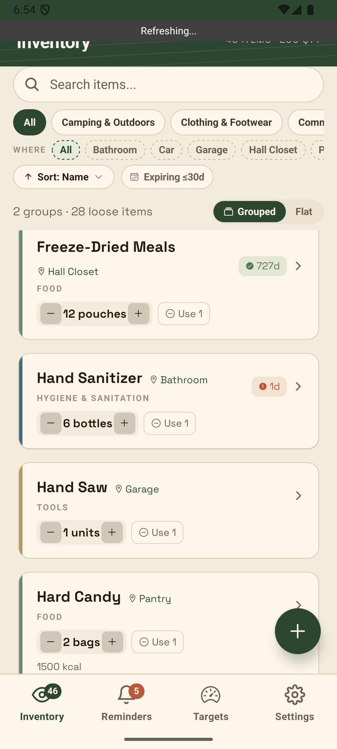 BeaglePrep inventory list